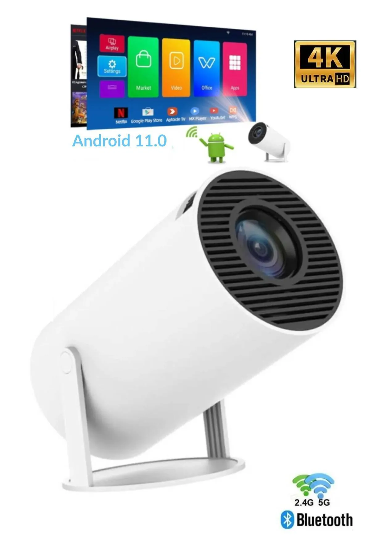 Gomax Hy300 Pro Android Akıllı Projektör
